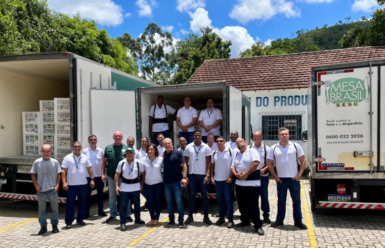 Mesa Brasil Sesc RJ entrega alimentos arrecadados no Rock The Mountain