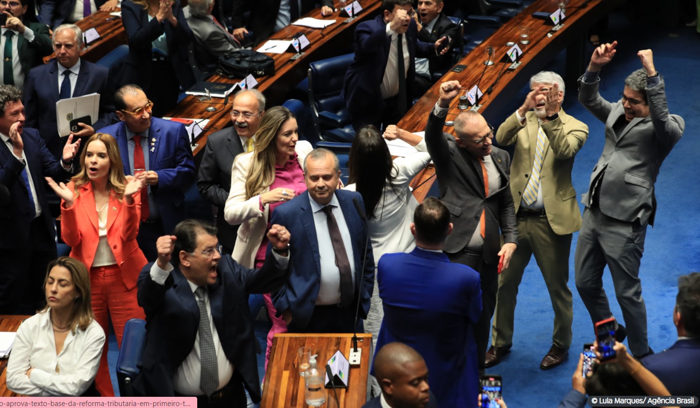 Senado aprova reforma tributária; texto volta à Câmara