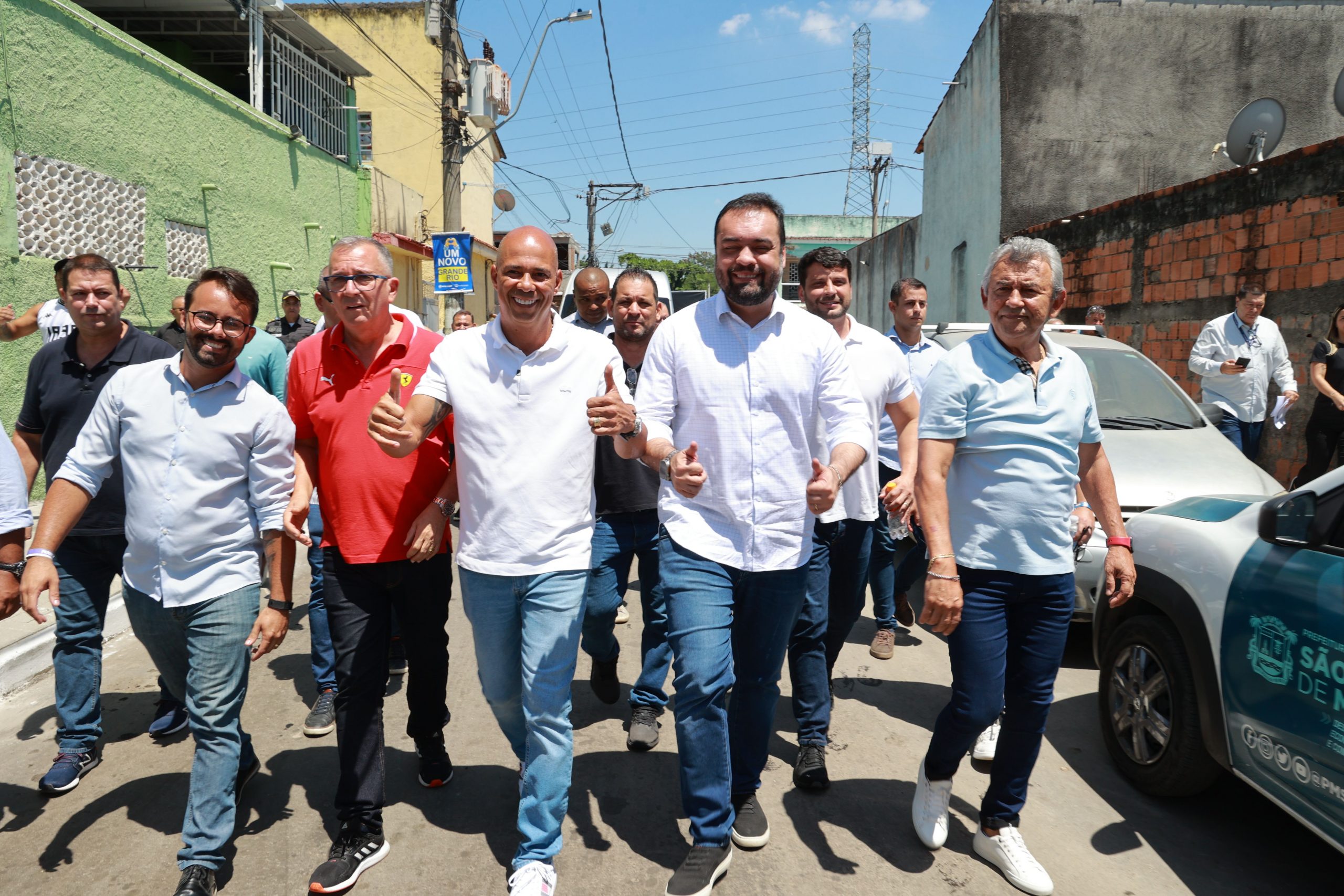 Cláudio Castro entrega obras de prevenção de enchentes e revitalização em 25 ruas de São João de Meriti