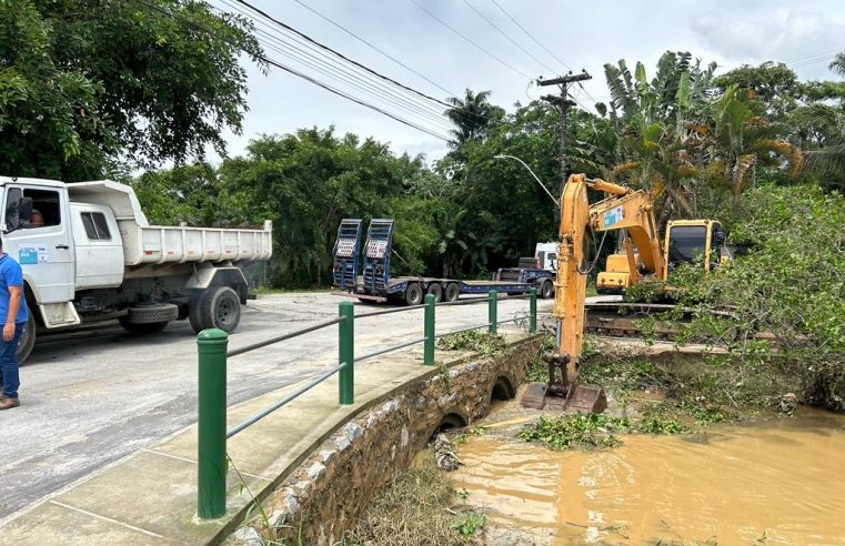 Equipes e maquinários do Governo do Estado seguem atuando em Angra dos Reis