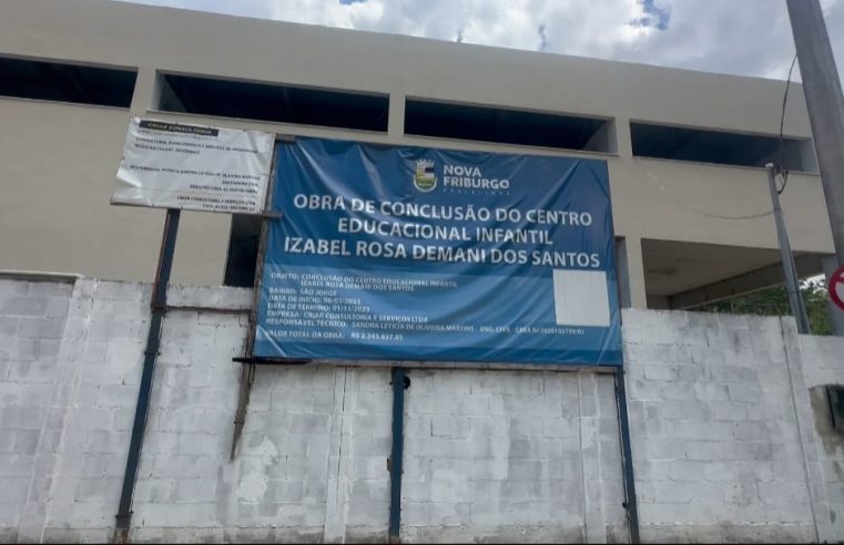 Obra inacabada em escola de Nova Friburgo gera conflitos