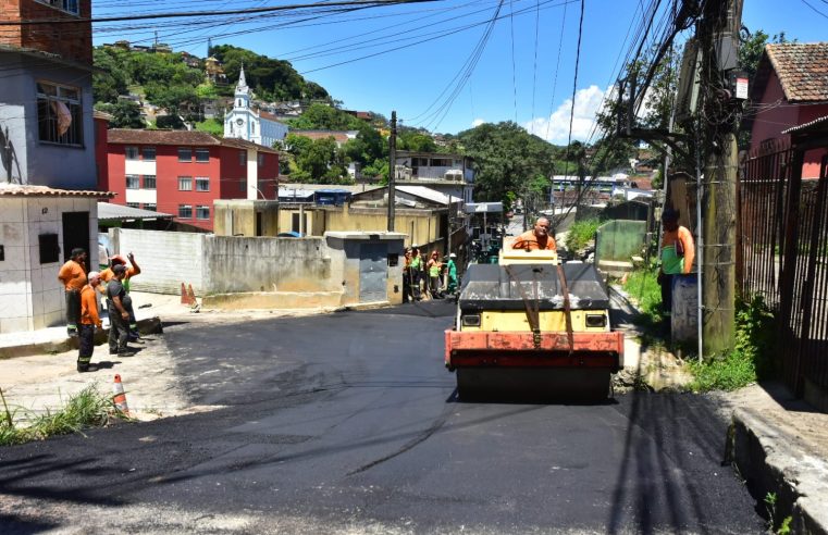 Reconstrução do Alto da Serra: drenagem e asfalto na Rua Hercília Moret