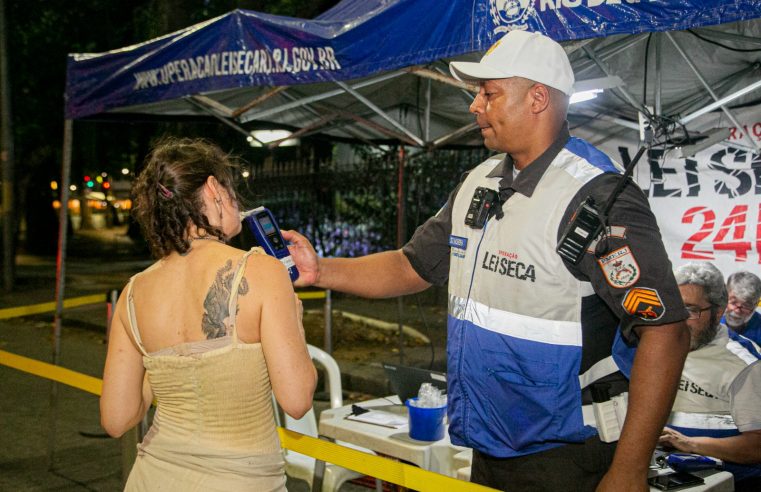 Lei Seca flagra 536 motoristas alcoolizados no fim de semana