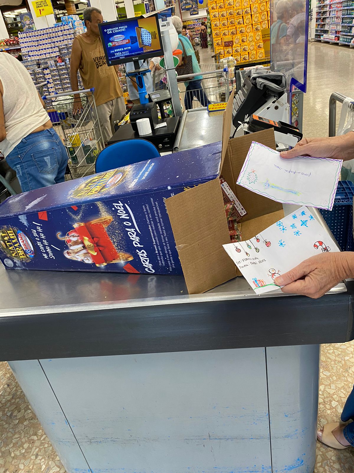 Cartinhas com pedidos de presentes podem ser entregues nas Lojas Bramil até 23 de dezembro