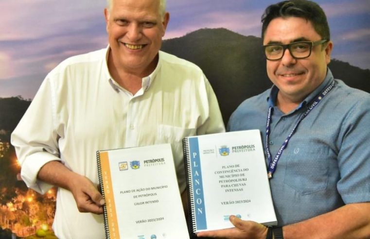 Petrópolis lança Plano de Contingência para o verão 2024 um dia antes do início da estação