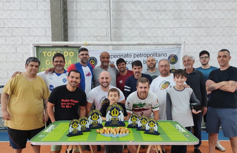 Rafael Nacional é bicampeão municipal de futebol de mesa em Petrópolis; Serrano FC também é bicampeão no ranking por equipes 