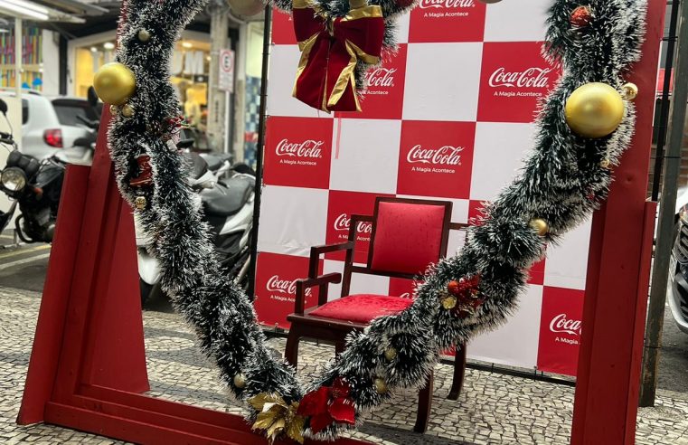 Natal: parceria com a Coca-Cola FEMSA Brasil e apresentação musical na Rua Teresa