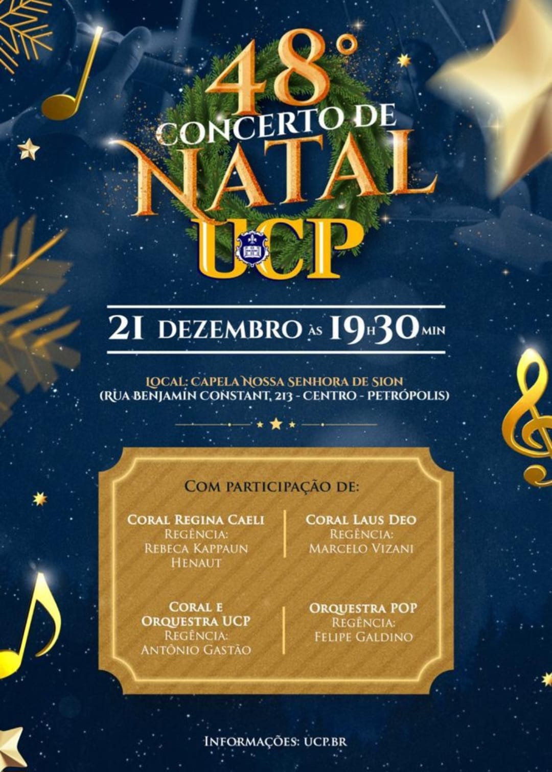 48º Concerto de Natal na UCP