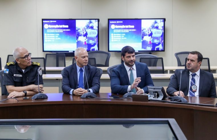 Governo do Rio apresenta balanço do esquema especial de segurança pública do Réveillon 2024