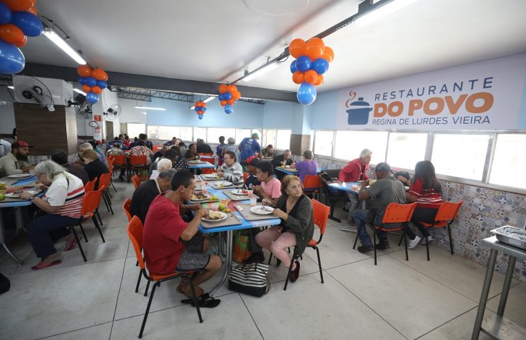 Governador Cláudio Castro reinaugura Restaurante do Povo em Petrópolis