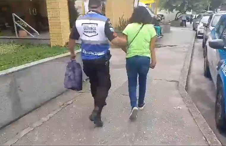 Segurança Presente de Petrópolis prende mulher por furto em loja no Centro