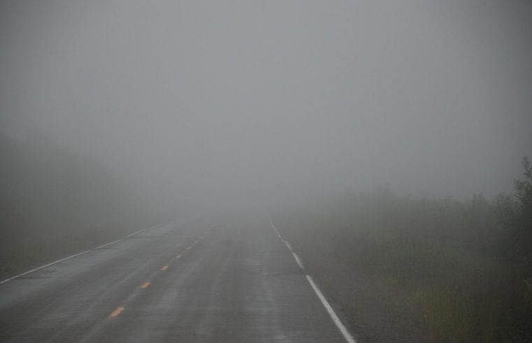 Serra de Petrópolis com neblina