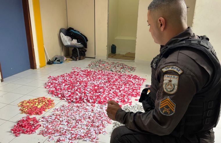 Drogas, avaliadas em R$ 70 mil, e munições são apreendidas em Teresópolis