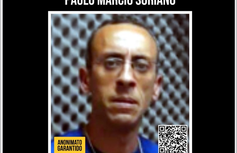 Disque Denúncia divulga cartaz para buscar informações sobre acusado de Homicídio na região de Nogueira, em Petrópolis