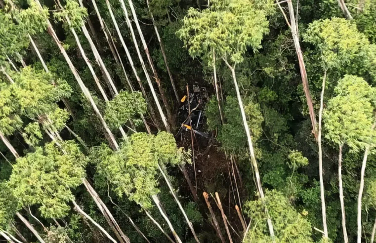 FAB encerra ocorrência sobre helicóptero encontrado em Paraibuna