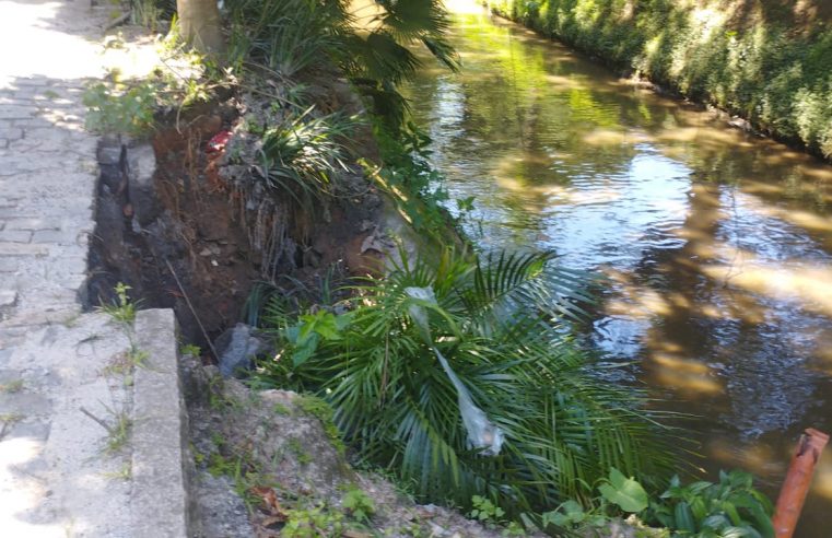 Avenida Piabanha sofre com problemas estruturais