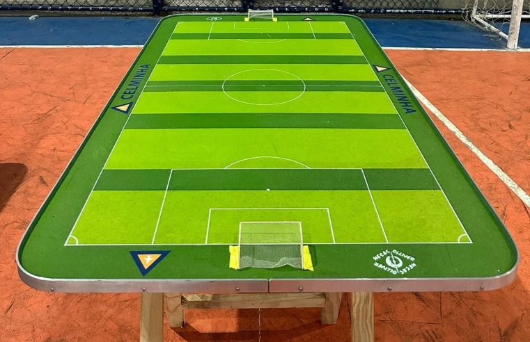 LIFM realiza oficina de futebol de botão para pais e filhos no próximo sábado
