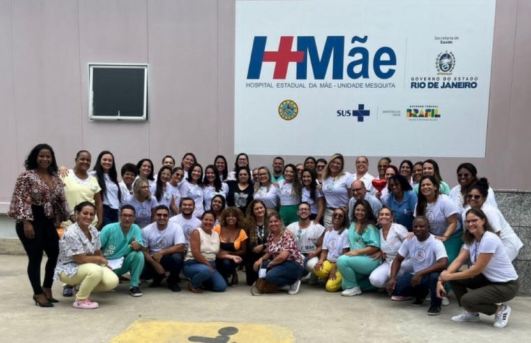 Hospital Estadual da Mãe de Mesquita ganha certificação ‘Amigo da Criança’