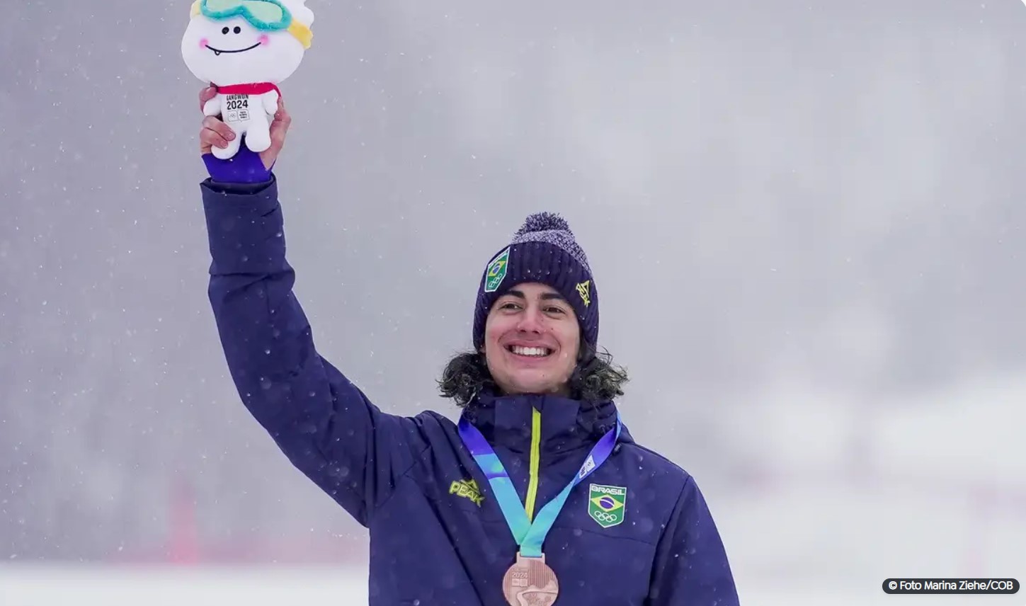 Zion ganha medalha inédita em Jogos Olímpicos de Inverno
