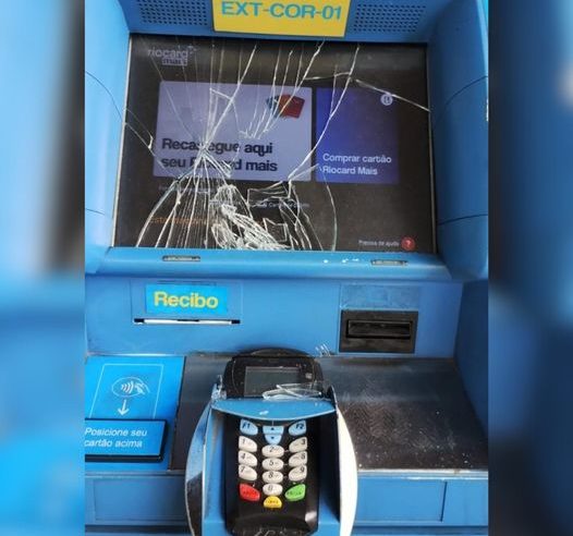 Atos de vandalismo, em coletivos e equipamentos da Riocard Mais, voltam a ocorrer em Petrópolis