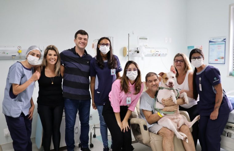 O HOSPITAL SANTA TERESA PERMITE A VISITA DE ANIMAIS DE ESTIMAÇÃO A PACIENTES EM LONGA PERMANÊNCIA