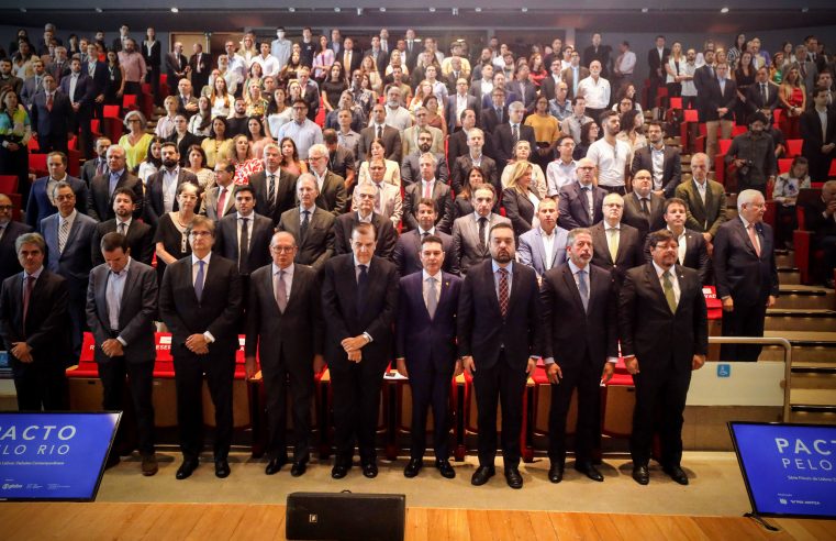 Cláudio Castro defende rigidez na legislação penal na abertura do Seminário Pacto pelo Rio