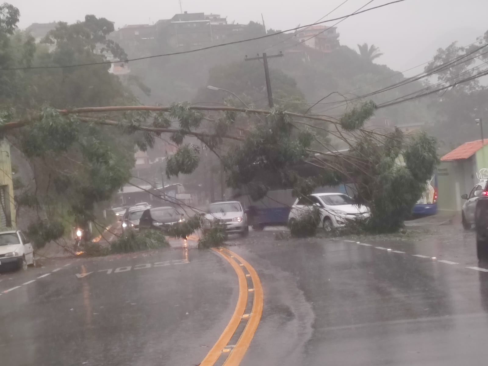 Boletim de ocorrências: Defesa Civil de Petrópolis contabiliza 06 registros de ocorrências em função da chuva desta quinta-feira