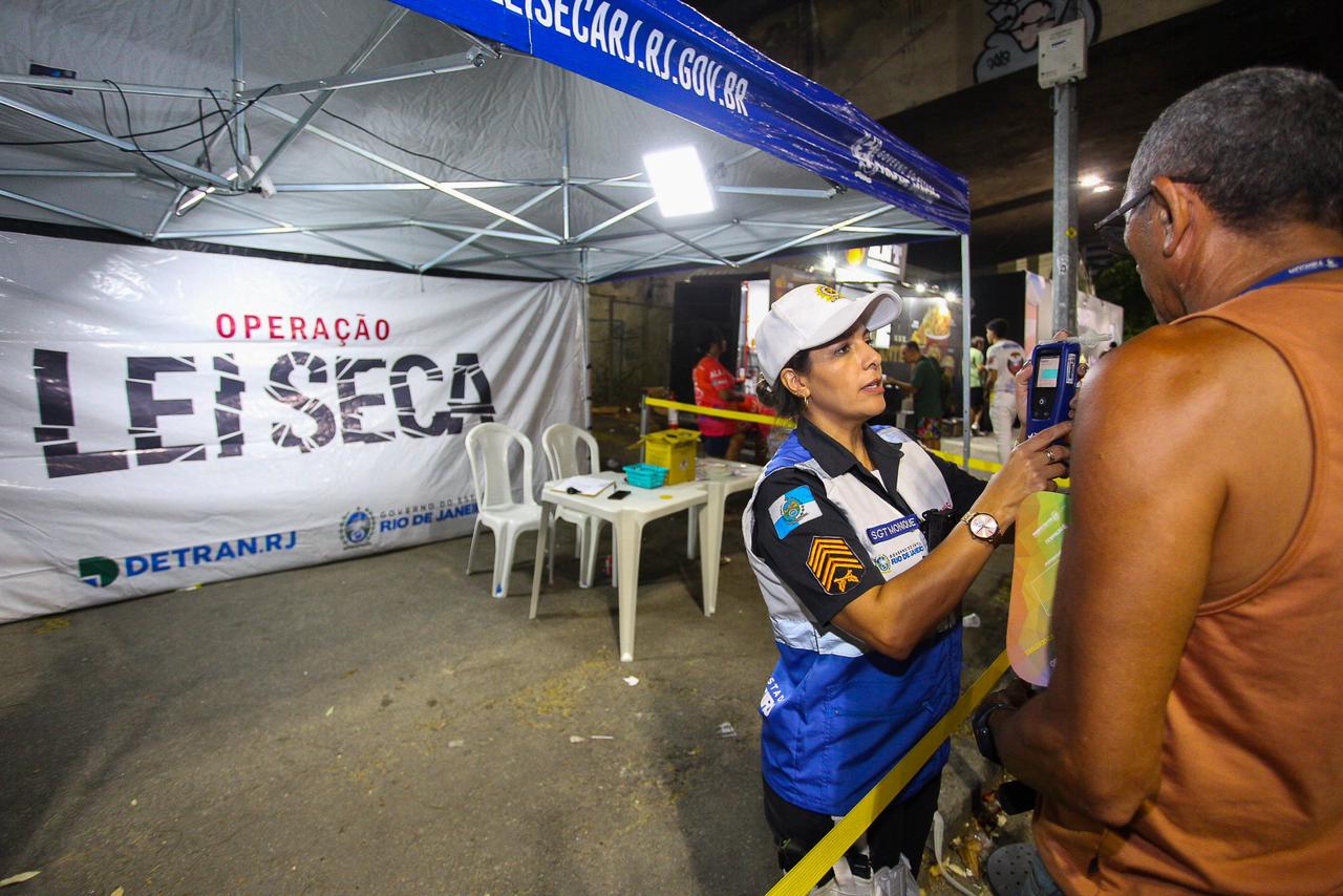 Lei Seca registrou 384 casos de alcoolemia durante o final de semana