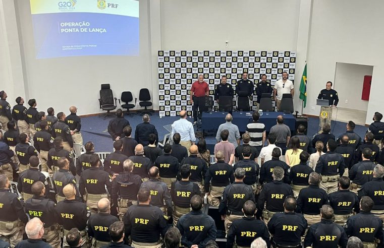 PRF realiza briefing da ‘Operação Ponta de Lança’ no RJ