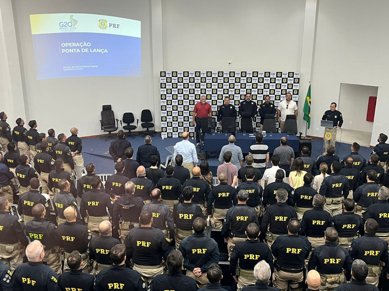 PRF realiza briefing da ‘Operação Ponta de Lança’ no RJ