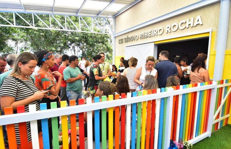 CEI Sérgio Ribeiro Rocha é inaugurado na região do Águas Lindas, em Nogueira