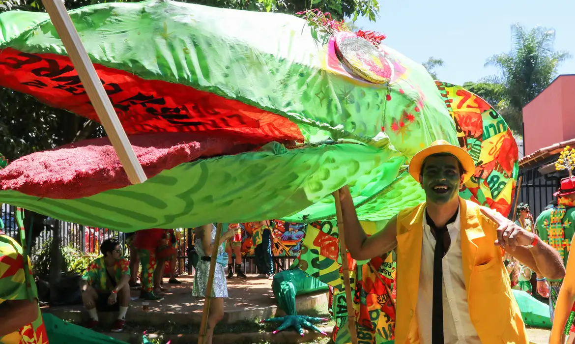 Brasilienses ocupam as ruas da capital no bloco Calango Careta