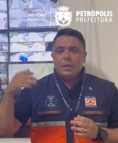 Defesa Civil de Petrópolis informa sobre as condições do tempo para quarta-feira de cinzas (14)