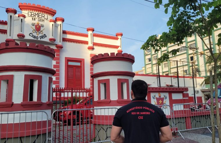 GAECO/MPRJ cumpre mandados de busca e apreensão contra grupo que atua na emissão irregular de licenças do Corpo de Bombeiros em Cabo Frio