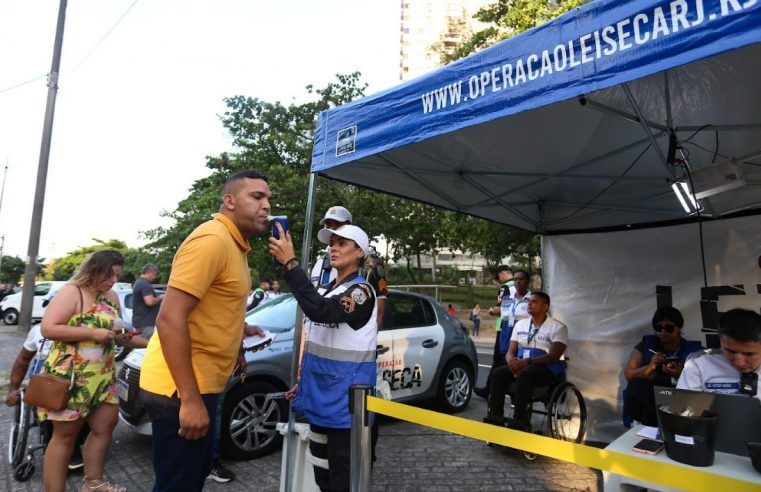 Operação Lei Seca registrou 338 casos de alcoolemia durante o final de semana
