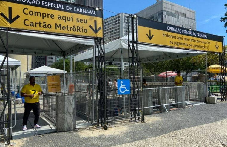 MetrôRio terá esquema especial com funcionamento 24 horas durante os dias de carnaval