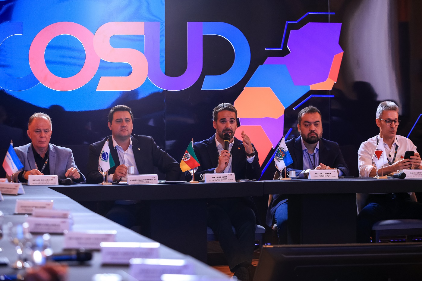  Cláudio Castro defende ação integrada de inteligência entre os estados do Sul e Sudeste para o combate ao crime