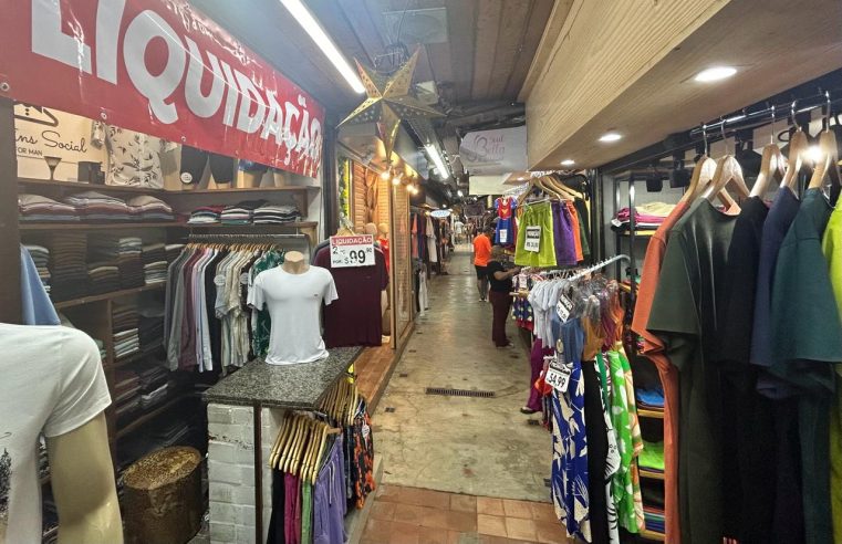 Feirinha de Itaipava: Lojas apresentam liquidações e lançamentos