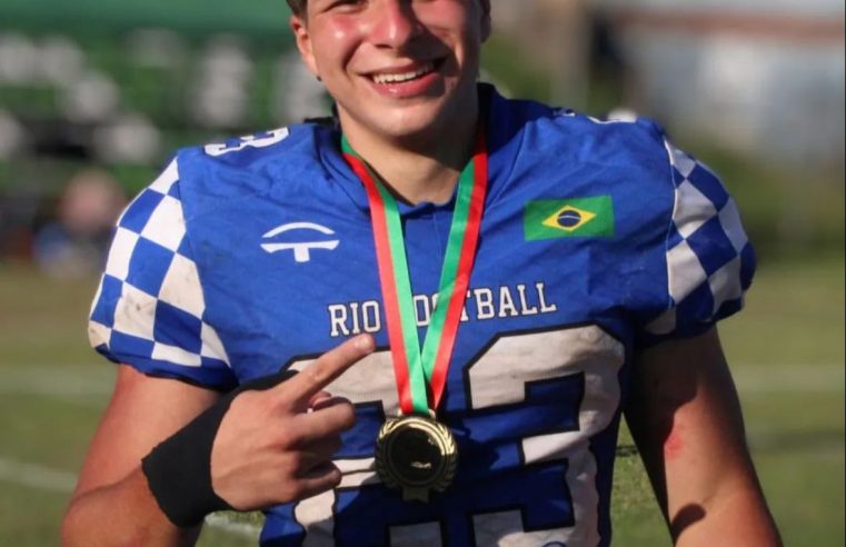 Petropolitano Adriano Castro vai disputar Mundial de Futebol Americano pela seleção