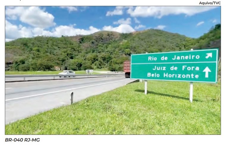 Ministério dos Transportes aprova plano de outorga BR-040/495/RJ/MG 