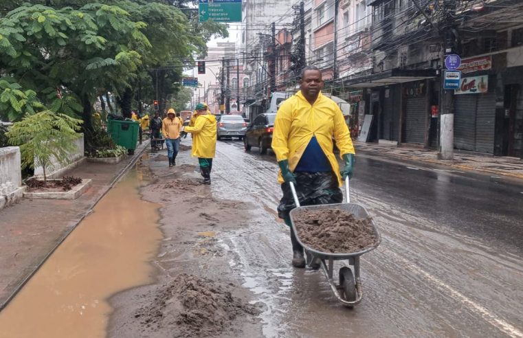 Comdep retira mais de 700 toneladas de detritos das ruas de Petrópolis