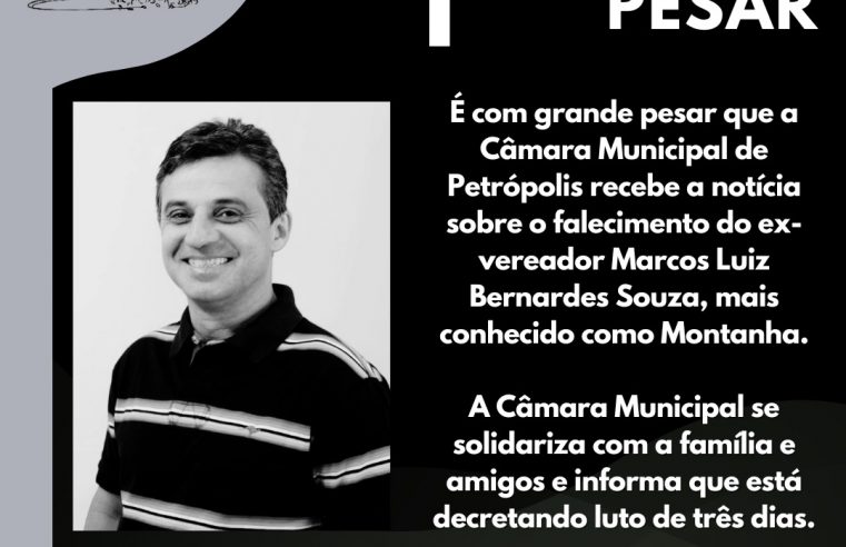 Marcos Montanha, ex-vereador em Petrópolis morre aos 51 anos