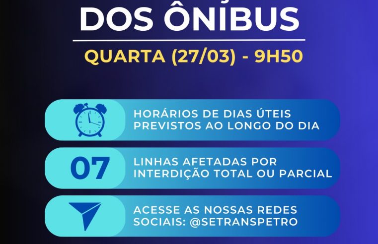 Confira a atualização sobre as linhas de ônibus em Petrópolis
