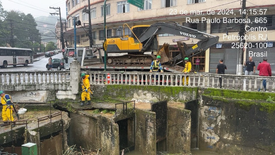 Obras de reforço estrutural do Túnel Extravasor aumentam a segurança no Centro Histórico de Petrópolis