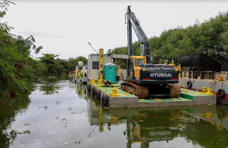 Governo do Estado e Iguá dão início às obras de dragagem do Complexo Lagunar da Barra e de Jacarepaguá