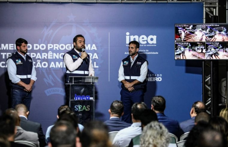 Governo do Estado entrega 96 câmeras corporais portáteis e de GPS para o Inea