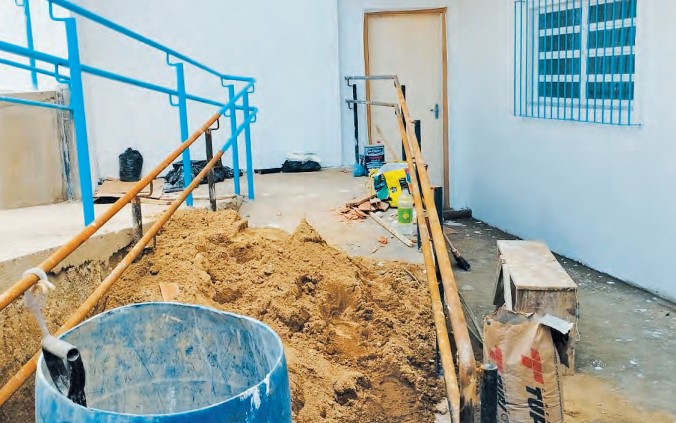 Novo prédio do PSF Sargento Boening continua em obras