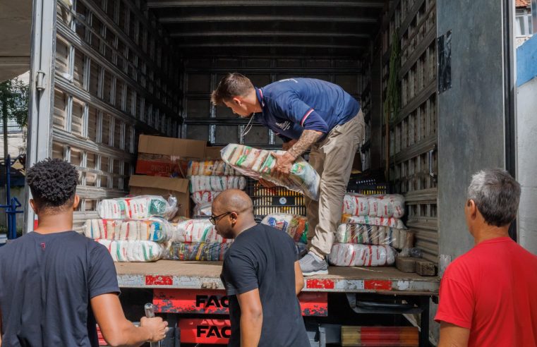 ‘Teresópolis abraça RS’: quase 4 toneladas de alimentos foram arrecadados para ajudar as vítimas das enchentes no Rio Grande do Sul