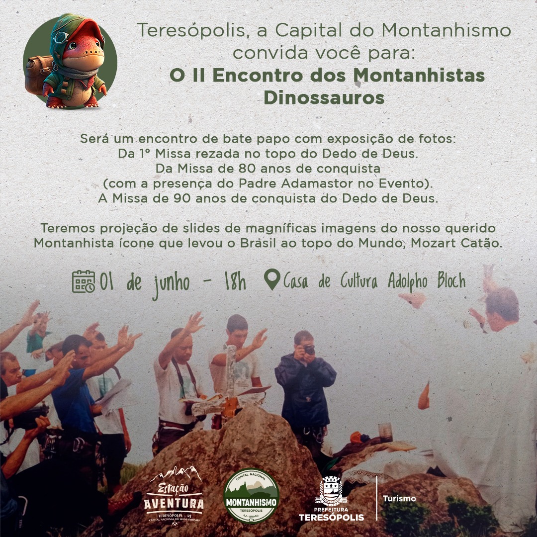 Teresópolis abre a temporada de montanha com Encontro de Montanhistas e evento na Praça Nilo Peçanha