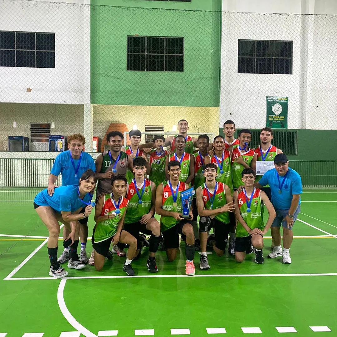 EC Cascatinha/TR conquista título do Torneio Municipal de Vôlei Masculino Sub-18 em Petrópolis